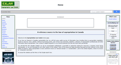 Desktop Screenshot of expropriation.ca