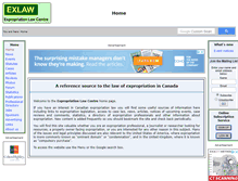 Tablet Screenshot of expropriation.ca